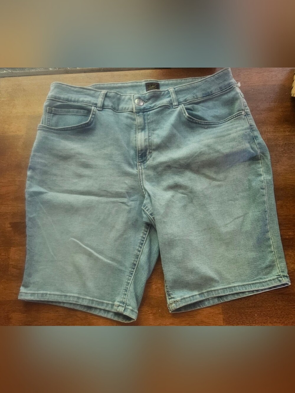 Lee Women's Light Blue Denim Shorts